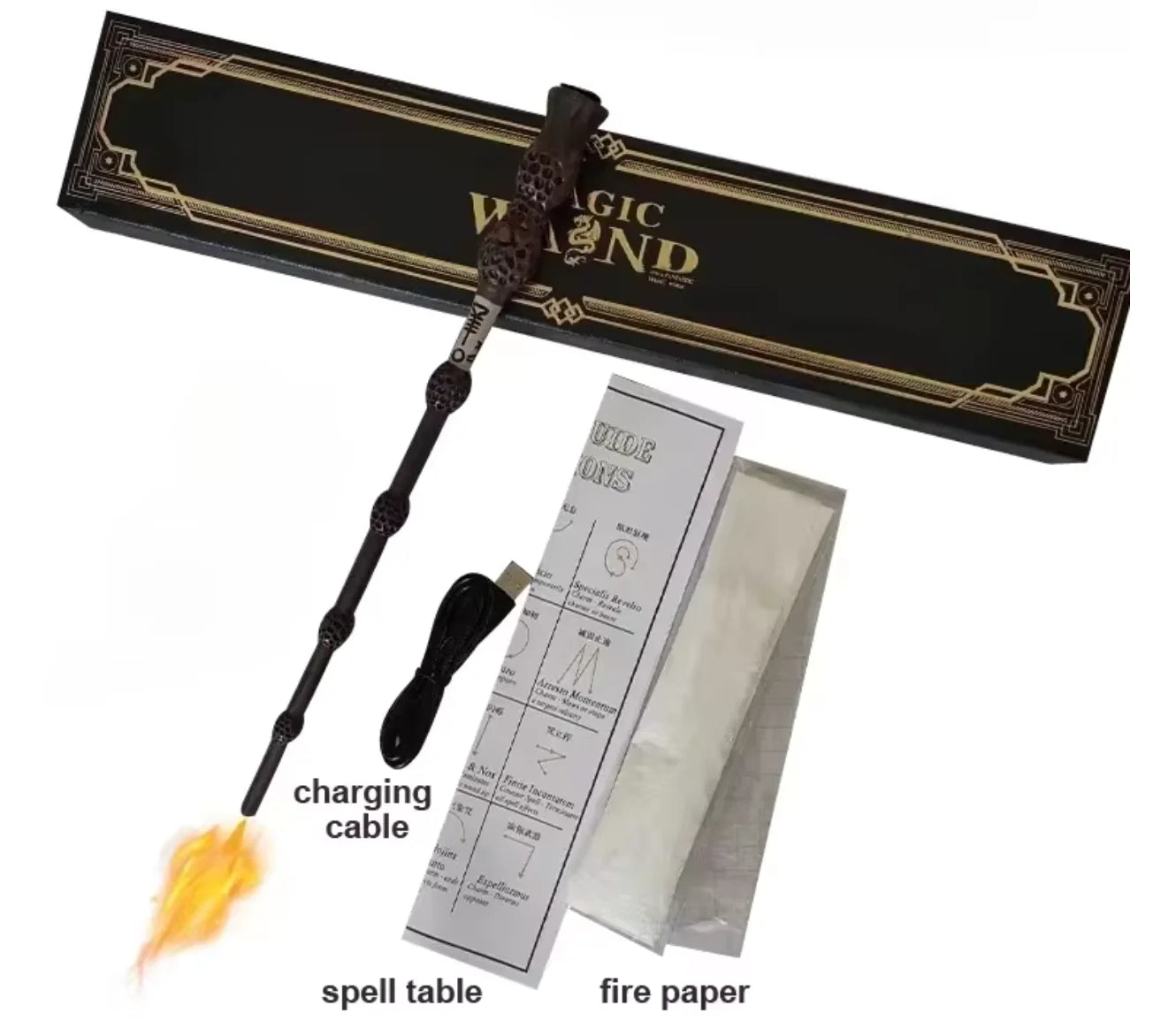 #2 [ Real ] Wizard Magic Wands Fire-breathing Wand
