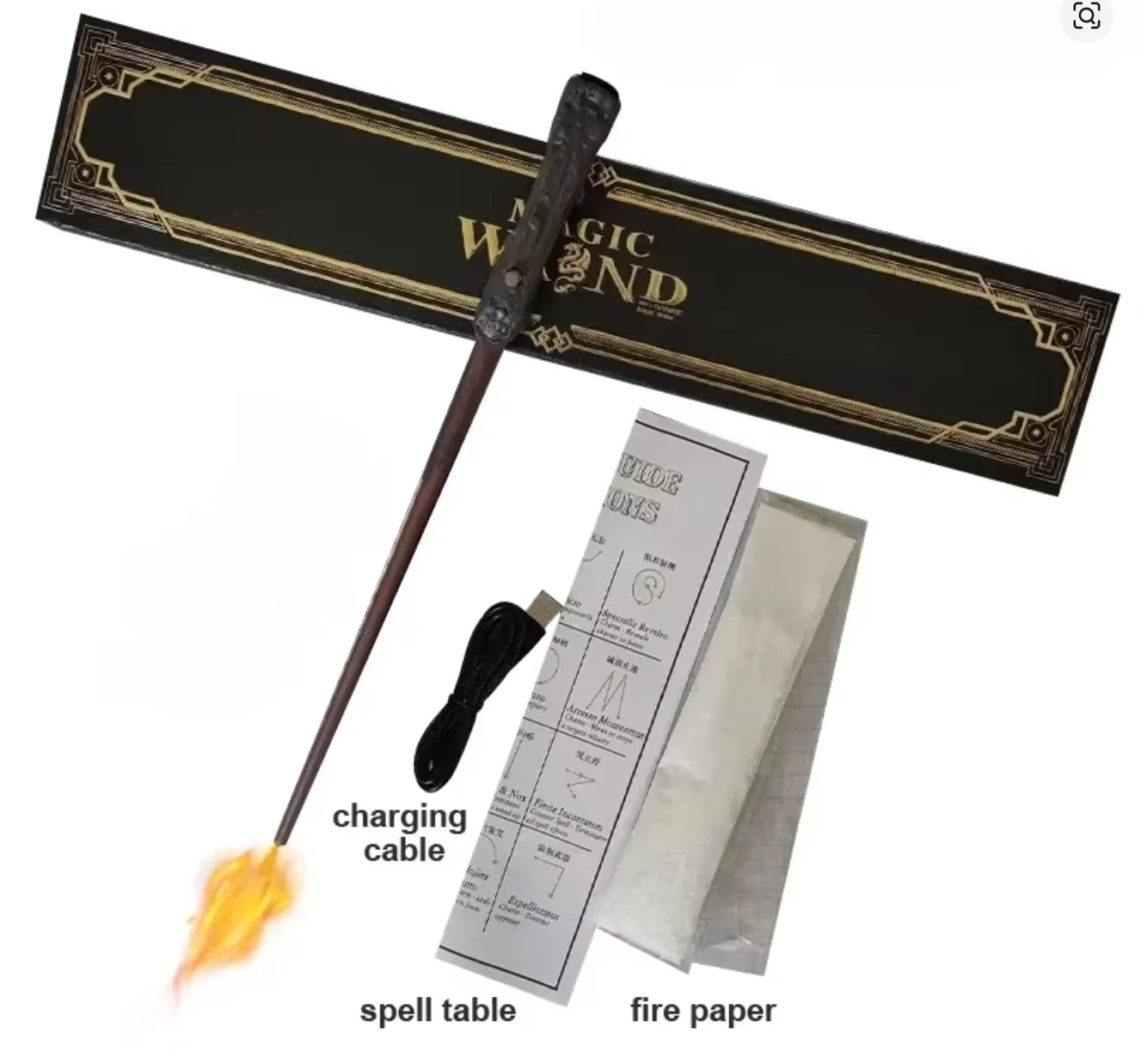 #2 [ Real ] Wizard Magic Wands Fire-breathing Wand